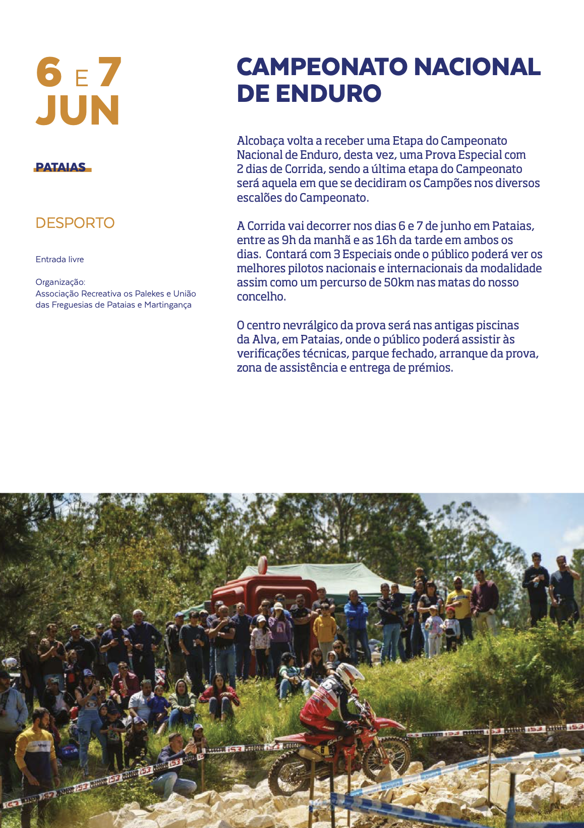 Campeonato Nacional de Enduro em Pataias
