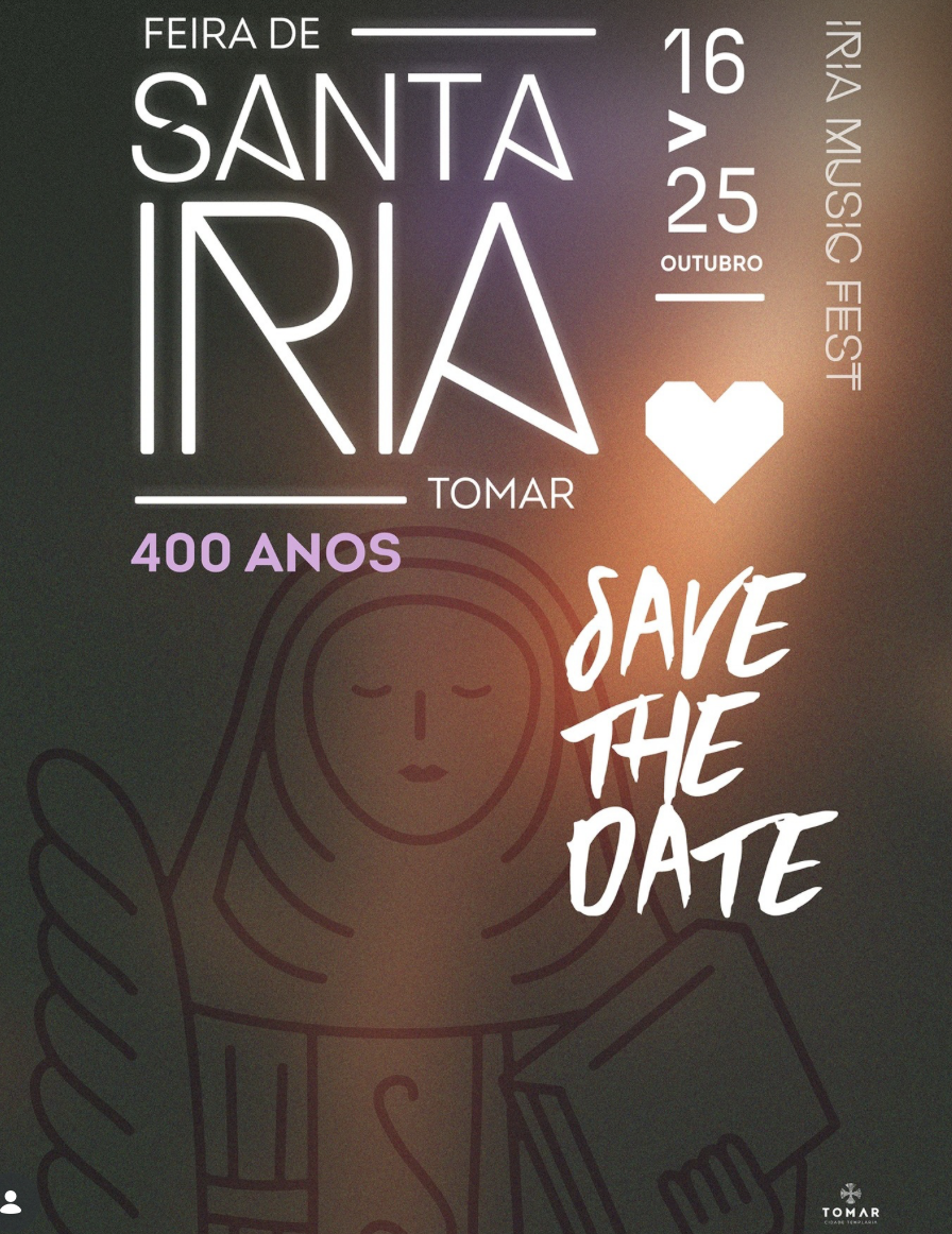 feira de santa iria tomar 2026 onde ficar